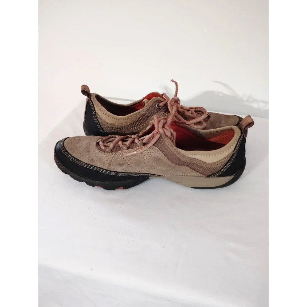 Merrell Mimosa Glee Tan Suede Sneakers Trail Comfy Athletic Shoes Women 10**